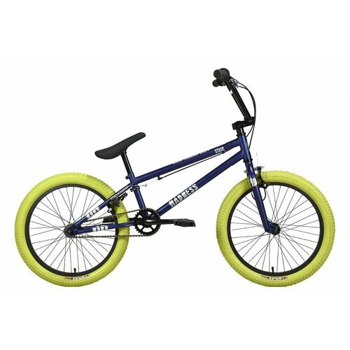 Велосипед Stark Madness BMX 1 (2024) 9' темно-синий матовый/серебристый/хаки