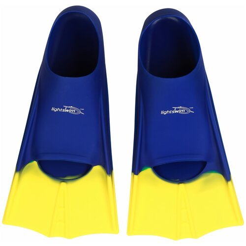 Ласты для плавания детские Training fins Light Swim LSF11 (CH) Синий/Желтый, р. 33-35