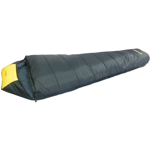 Спальный мешок Talberg Grunten -34, черный/желтый, молния с правой стороны
