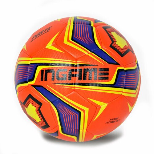 Мяч футбольный INGAME PORTE hybrid technology, №5 (оранжево-синий) IFB-226