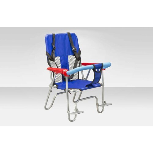 Сиденье для велосипеда STELS JL-190 , до 15 кг, на багажник, для 26-28', синие, арт. 280015