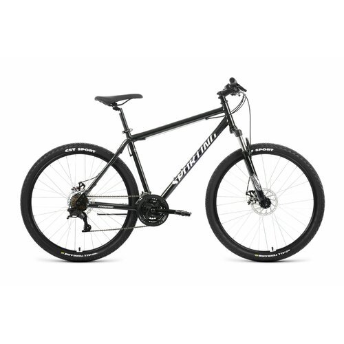 Горный велосипед Forward Sporting 27.5 2.2 D, год 2022, цвет Черный-Белый, ростовка 17
