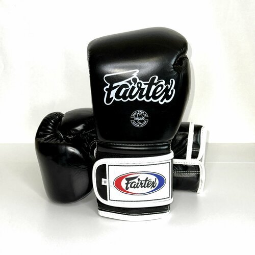 Боксерские перчатки Fairtex BGV9 Mexican Style черные 14 унций