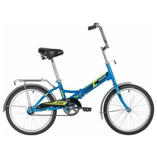 Велосипед 20 Складной Novatrack Tg201 (2020) Количество Скоростей 1 Рама Сталь 12,5 Синий NOVATRACK арт. 20FTG201. BL20