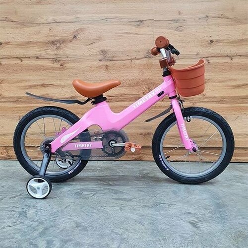 Велосипед для детей BREND TIMETRY ORIGINAL TT5002, 14 дюймов, магниевый, розовый