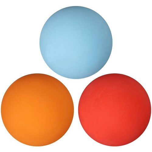 Набор мячей для большого тенниса ONLYTOP, 3 шт, цвета микс