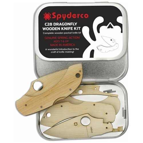 Нож Spyderco Wooden Kit Dragonfly WDKIT1
