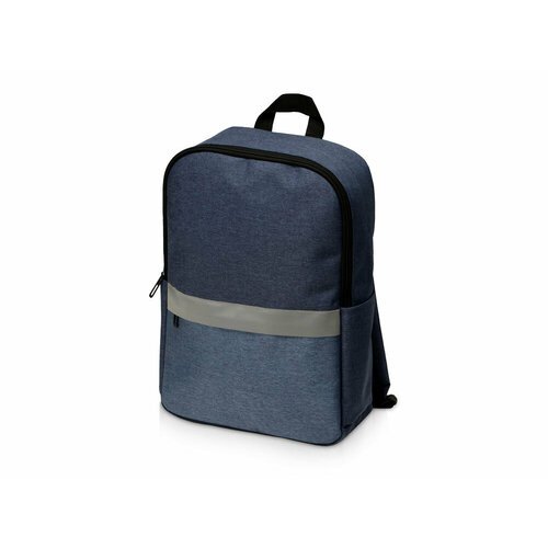 Рюкзак Merit со светоотражающей полосой и отделением для ноутбука 15.6', синий