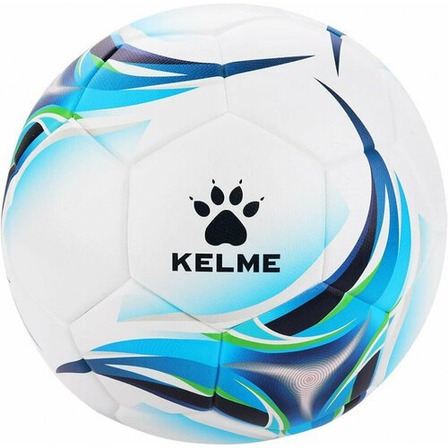 Мяч футбольный KELME Vortex 18.2, 8301QU5021-113, р.5, бело-синий