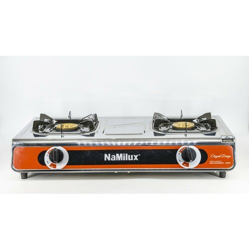 Газовая плита двухконфорочная NaMilux DL1764APS чугунная горелка