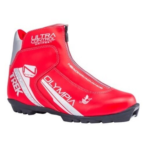 Детские лыжные ботинки TREK Olympia 1 NNN 2020-2021, р.36, красный