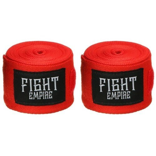 FIGHT EMPIRE Бинт боксёрский FIGHT EMPIRE 5 м, цвет красный