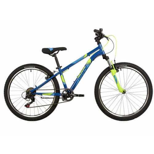 Подростковый велосипед Novatrack Battler 24, год 2023, цвет Синий, ростовка 12