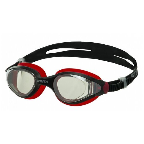 Очки для плавания Atemi, силикон (чёрн/красн), N9301M