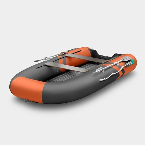 Надувная лодка GLADIATOR E300SL оранжево/темно-серый