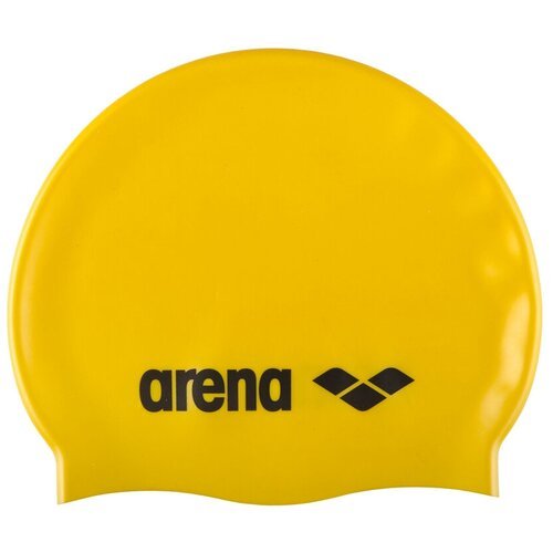 Шапочка для плавания arena Classic Silicone Jr 91670, yellow/black