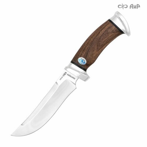 Нож туристический росомаха АиР, длина лезвия 14 см, сталь 95Х18, рукоять орех