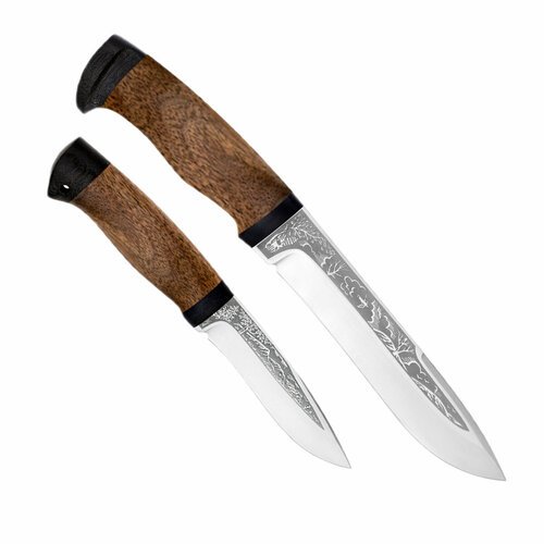 Туристический набор ножей Шаман (орех, 95Х18) АиР