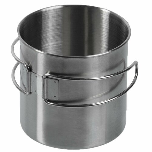 Походная посуда Mil-Tec Drinking Cup Stainless Steel Wire Handles 800 ml