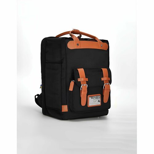 Рюкзак Универсальный 15' Gaston Luga GL3202 Backpack Biten 11'-15'. Цвет: черно-коричневый цвет: черный, коричневый
