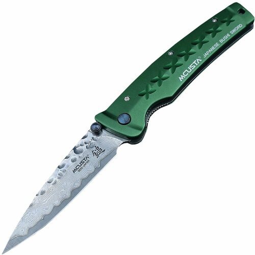 Нож складной Mcusta TSUCHI (молот), VG-10, Анодированный алюмини, Зеленый