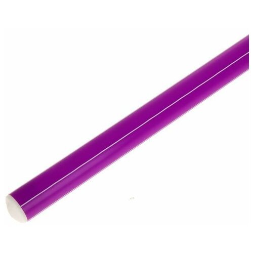 Палка гимнастическая Соломон, тренажер для детей, пластик, длина 90 см, цвет фиолетовый