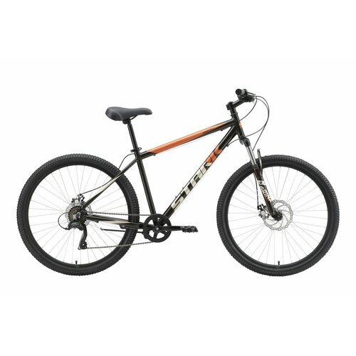 Горный велосипед Stark Respect 27.1 D Microshift (2023) 16' Черно-оранжево-серый (151-165 см)