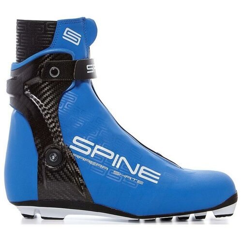 Детские лыжные ботинки Spine Carrera Skate 2022-2023, р.45 EU, синий/черный