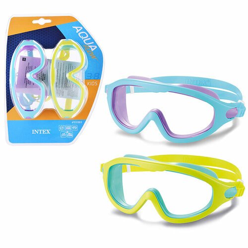 Маска для плавания 'Kids swim masks' 3- 8 лет, 2 цвета, 55983 INTEX